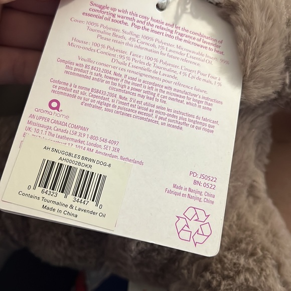 NWT snuggle puppy dog hottie microwaveable
packet infused with lavender - Picture 16 of 16